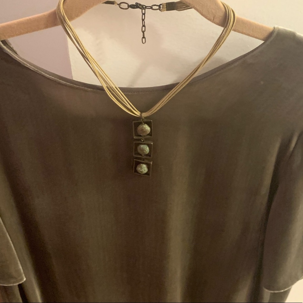 Tri-Stone Necklace